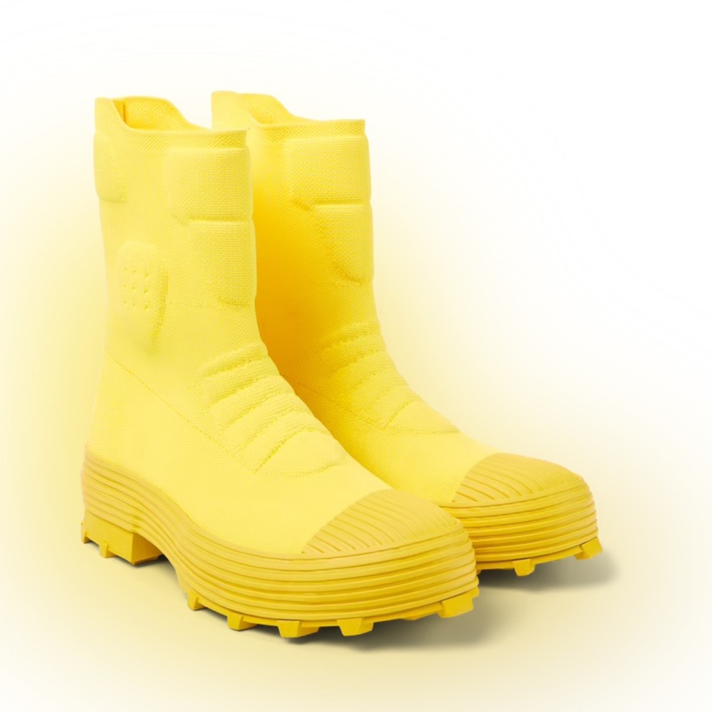 Camperlab TRAKTORI Unisex Boot in Yellow Size 36 New